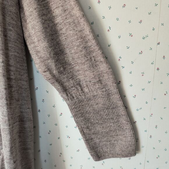 Eileen Fisher Cardigan Sweater 3X Oatmeal Organic Linen Open Duster LagenlooK - Picture 10 of 16